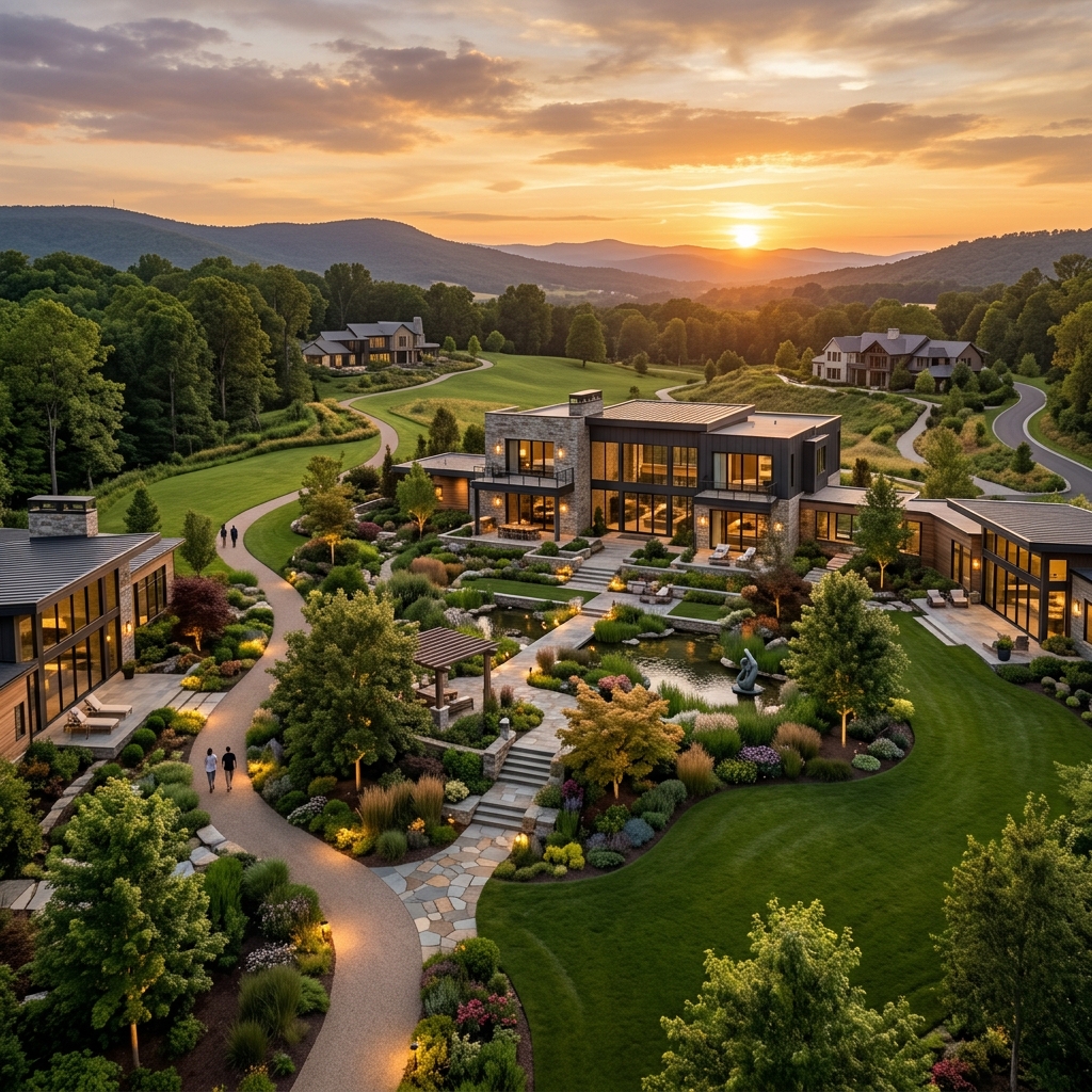 6 Acres Gated Community
